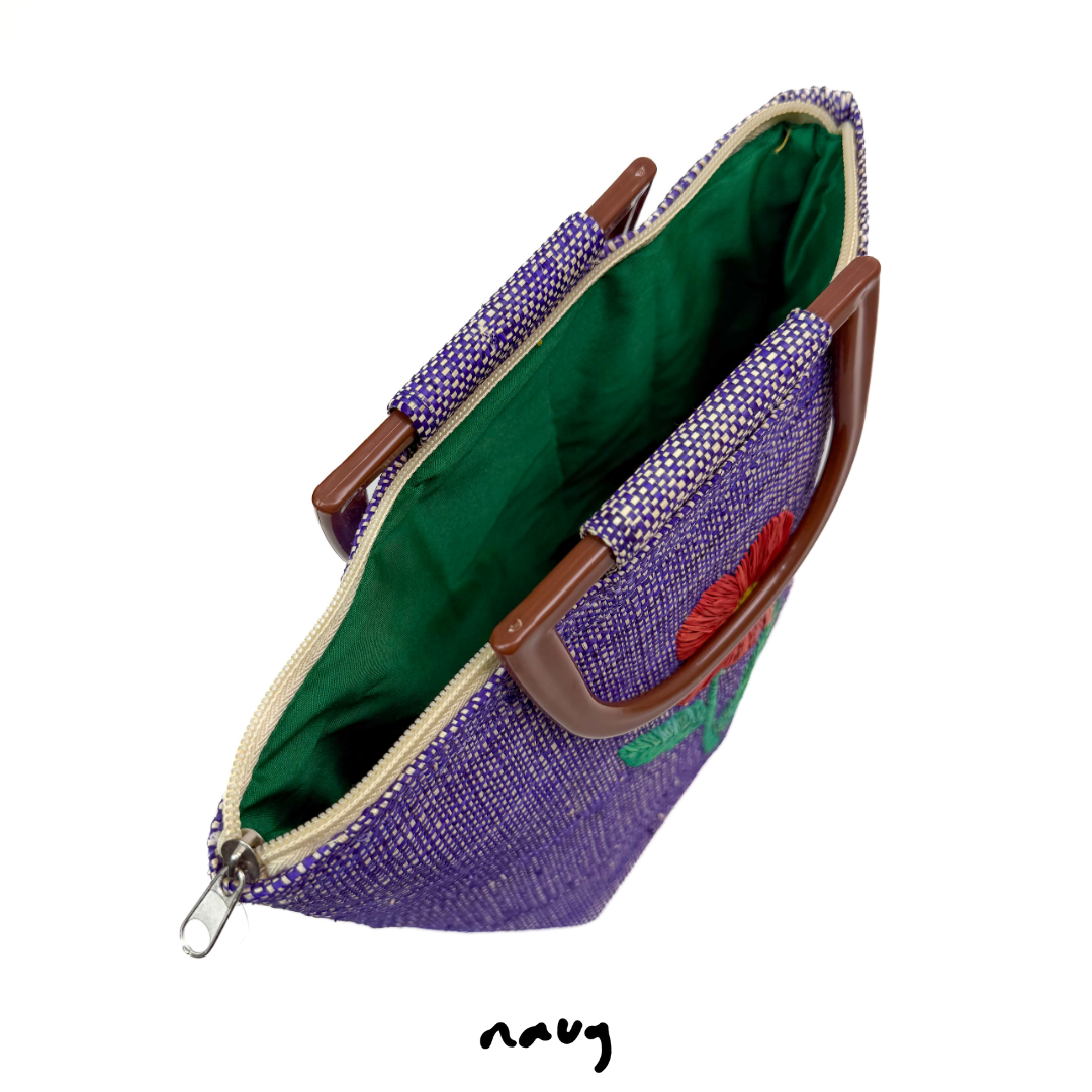 Gumamela Raffia Bag